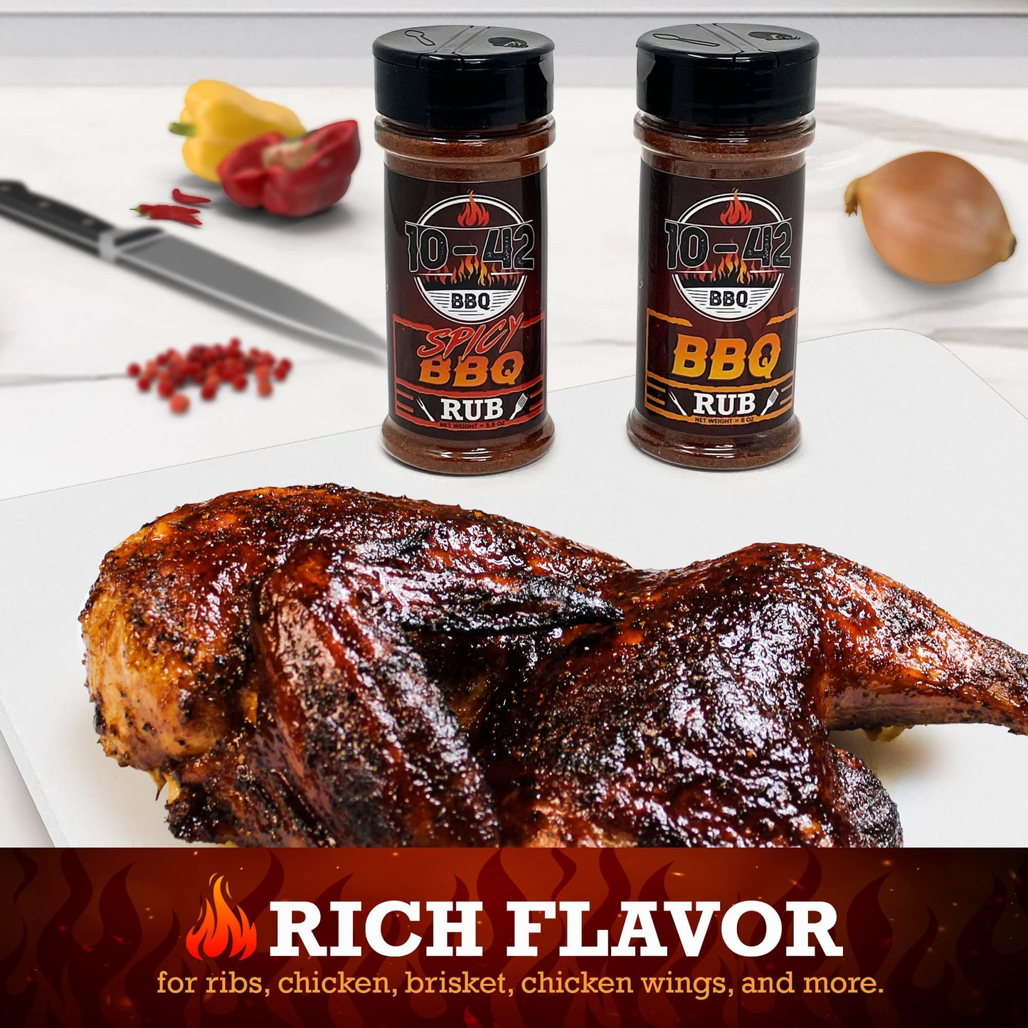 Five Star Seasonings BBQ Variety Pack - Dry Rub Seasoning Set for Ribs, Chicken & More - 5.5 Ounce (Pack of 3)