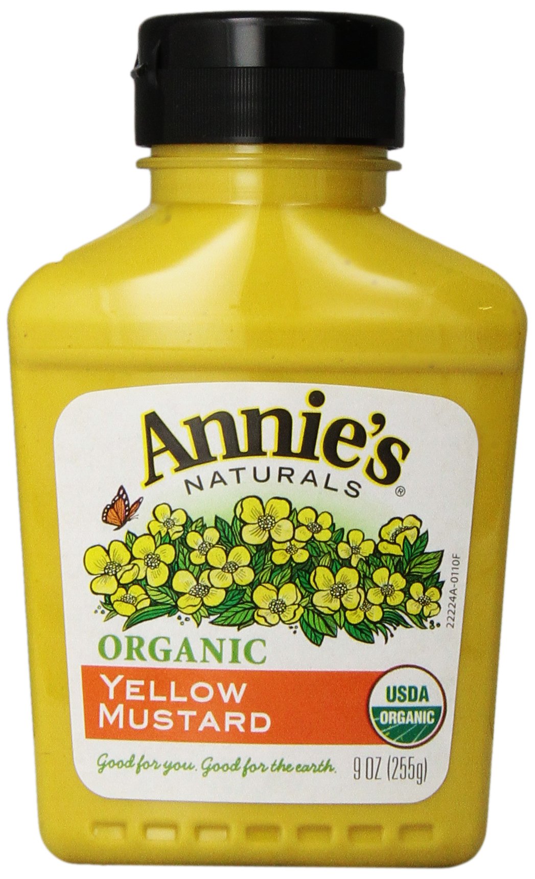 Annie's Organic Yellow Mustard 9 oz Bottle
