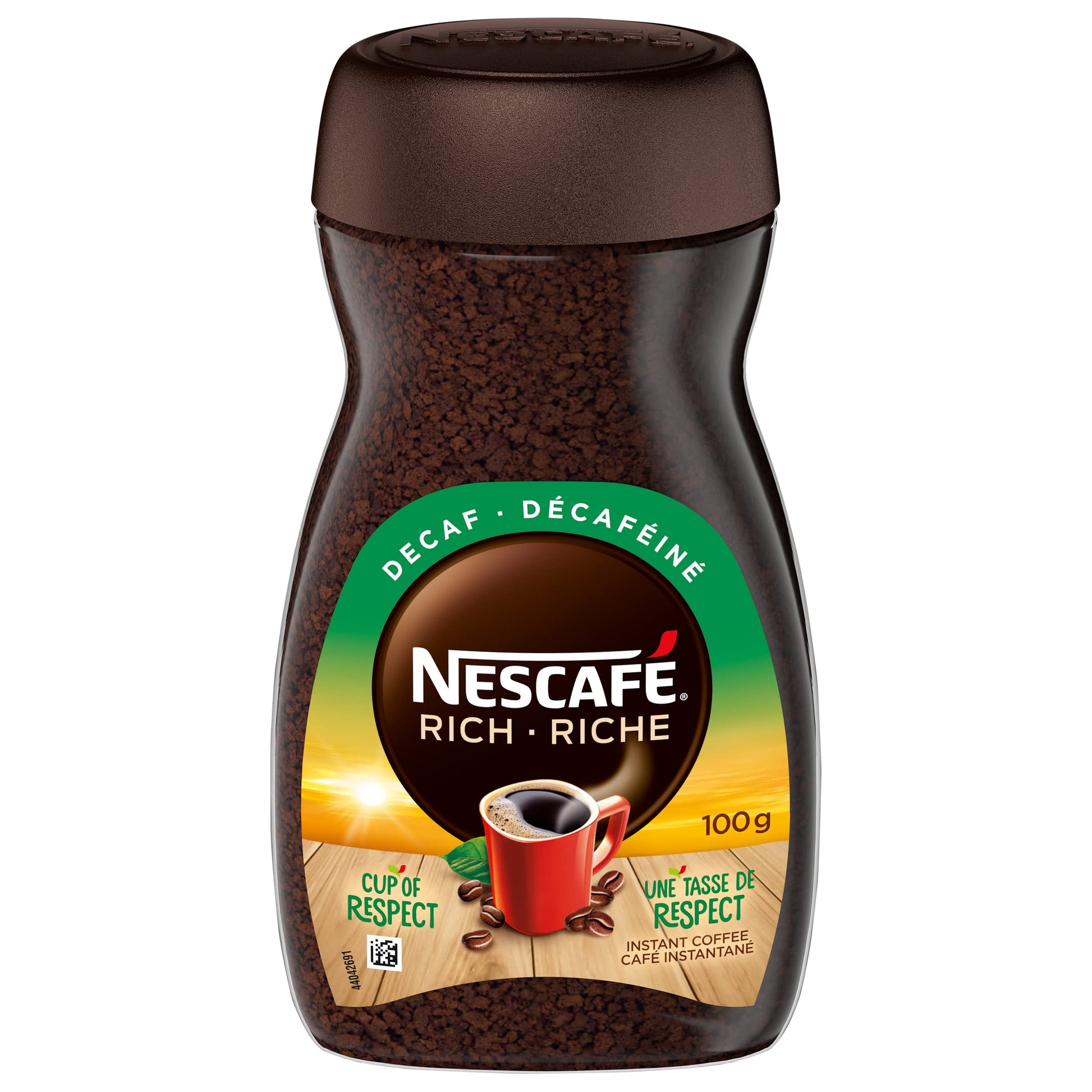 NESCAF   RICH Decaffeinated,dark roast Instant Coffee 100g