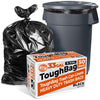Toughbag 33 Gallon Trash Bags, 32 X 38'' Black Garbage Bags (50 Count) - Heavy Duty 3 Mil Outdoor Industrial Garbage Can Liner F