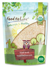 Food to Live Organic Oat Bran, 1.5 Pounds Non-GMO, Kosher, Vegan, Bulk, High Fiber Hot Cereal, Milled from High Protein Oats