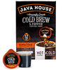 Java House Cold Brew Coffee Concentrate Single Serve Liquid Pods, Sumatran, 12 Count
