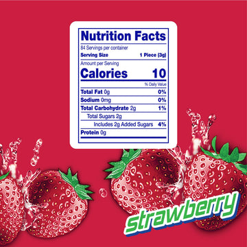 Mentos Strawberry Chewy Mint Candy Roll, Holiday Candy for Christmas Stocking Stuffers for Adults & Kids Discovery, 14 Pieces Pe