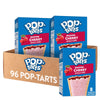 Pop-Tarts Toaster Pastries, Breakfast Food and Kids Snacks, Frosted Cherry, 10.15lb Case (96 Count)