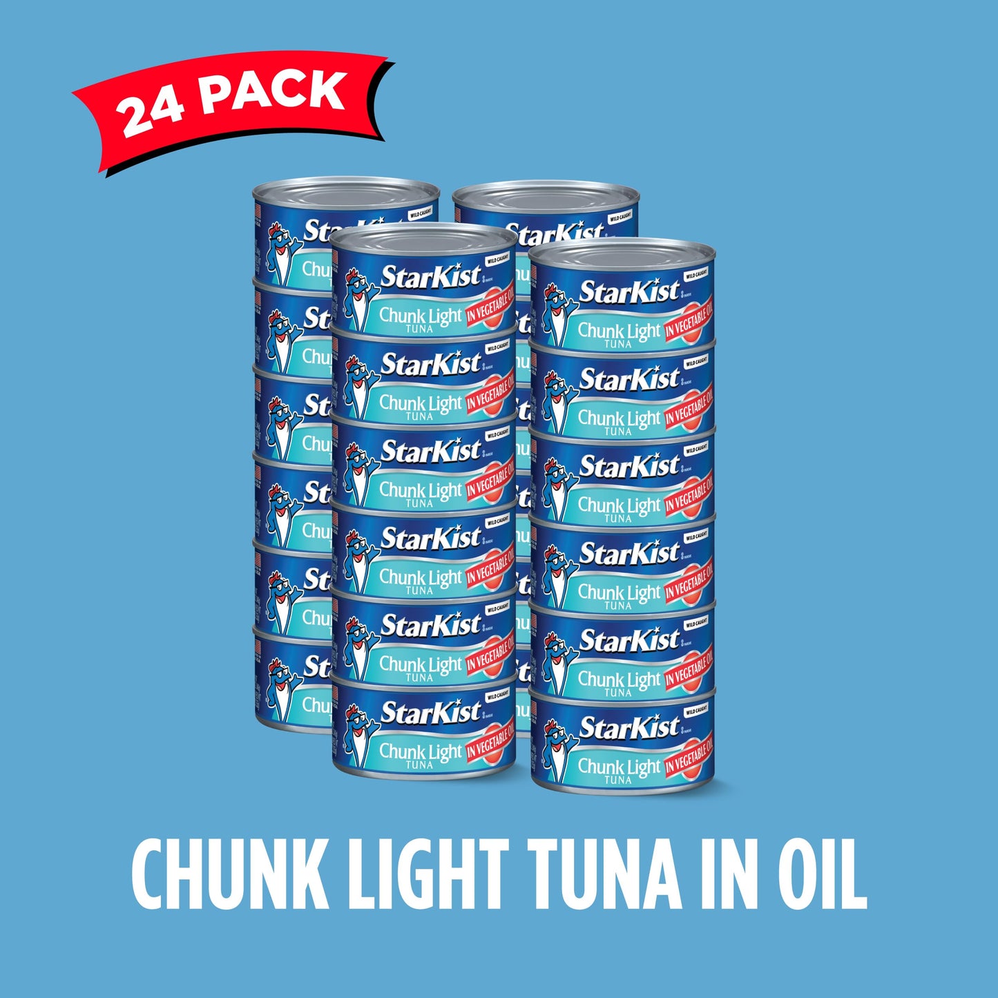 Starkist Chunk Light Tuna In Oil - 12 Oz Can (Pack Of 24)