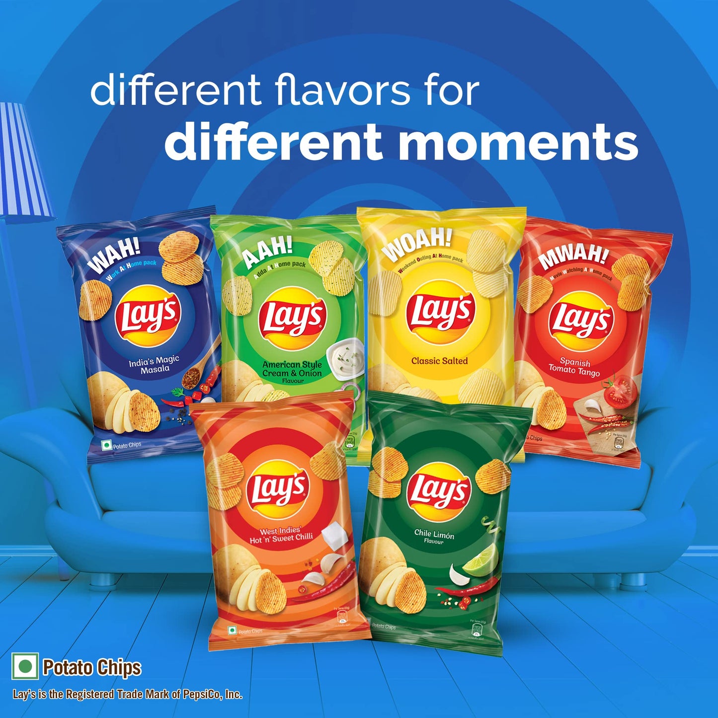 Lays Wafers Magic Masala 52G Pack, India
