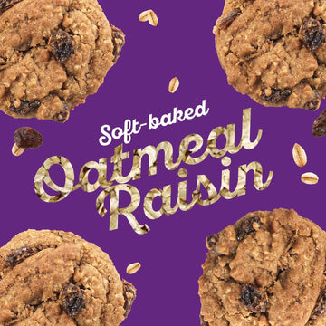Matts Bakery | Oatmeal Raisin Cookies | Soft-Baked, Non-GMO, All-Natural Ingredients; 4 Bags (10.5oz Each)