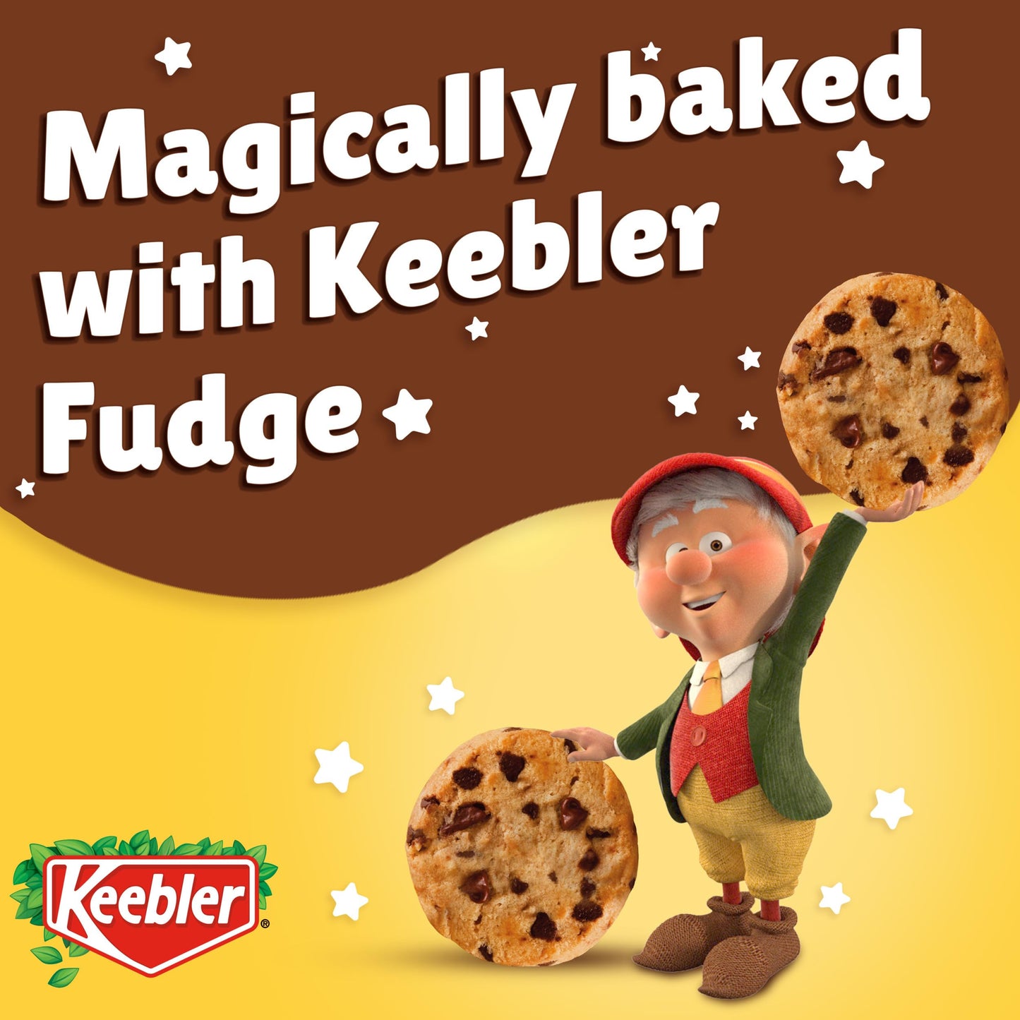 Keebler Chips Deluxe Fudgy Chocolate Chip Cookies With Chunks Of Keebler Fudge 11.2 Oz