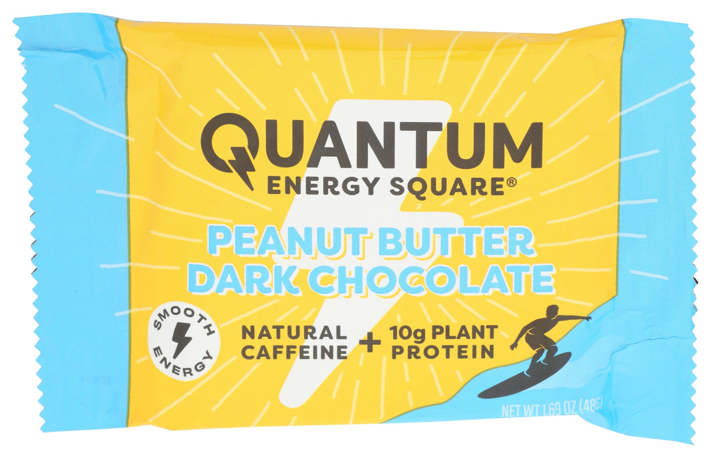 Quantum Peanut Butter Dark Chocolate Coffee Infused Energy Bar 1.69 Oz