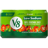 V8 Low Sodium Original 100% Vegetable Juice, 11.5 Fl Oz Can (6 Pack)