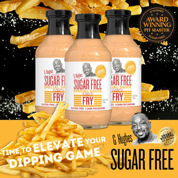 G Hughes Sugar Free Fancy Fry Special Sauce - Sugar Free Burger Sauce, Fry Sauce For French Fries, Gluten Free Secret Sauce, Dip