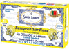 Santo Amaro Sardines in Olive Oil & Lemon, Hand-Packed, 4.2 oz (Pack of 6), Lightly Smoked, Wild Caught, Lisbon Variety