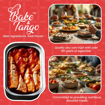 Bake And Tango - Sardines In Tomato Sauce - 4.4Oz (Pack Of 12) | Rich In Omega-3, High-Protein, Wild-Caught, Non-Gmo, Gluten-Fre