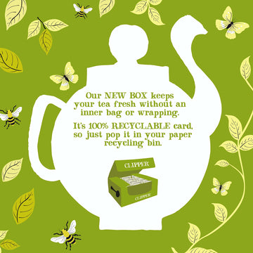 Clipper Organic Fairtrade Everyday - Usda Organic, Non-Gmo, Fair Trade, Sustainable Caffeinated Tea, 1 Pack, 80 Unbleached Tea B