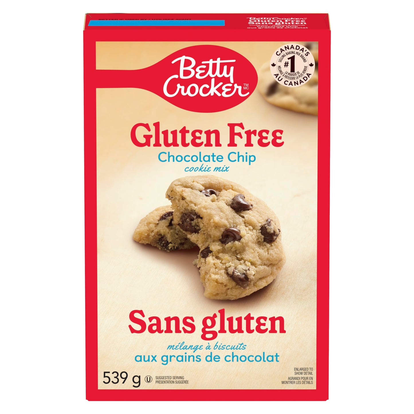 Betty Crocker Gluten Free Cookie Mix Chocolate Chip 539 Gram Imported From Canada