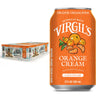 Virgils Handcrafted Orange Cream Soda - Zesty Bold Flavor - 12oz Cans 24 Pack