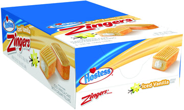 Hostess Zingers, Iced Vanilla, 3.81 Ounce, 6 Count (Pack of 6)