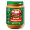 Teddie All Natural Peanut Butter, Smooth, Gluten Free & Vegan, 16 Ounce Glass (Smooth, Pack of 1)