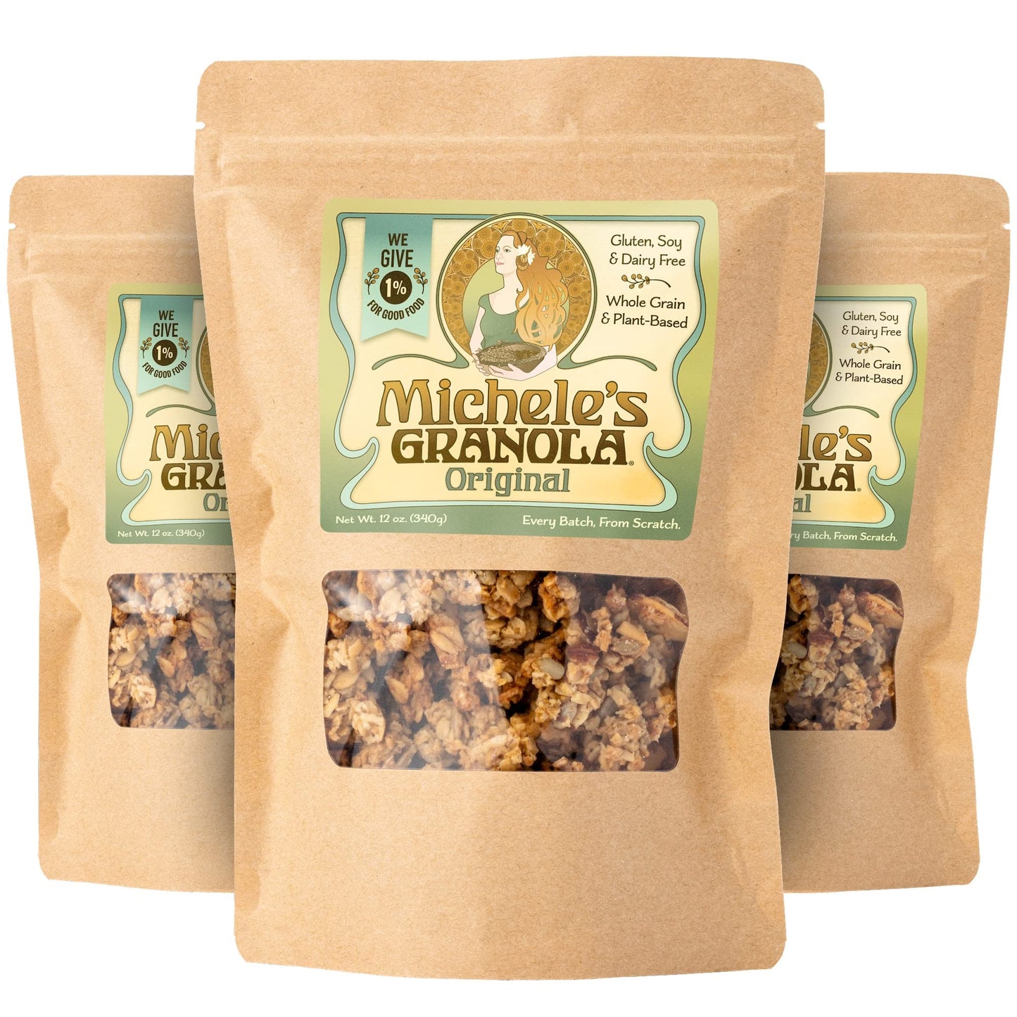 Michele'S Granola Original Gluten-Free & Non-Gmo (12 Ounce (Pack Of 3))