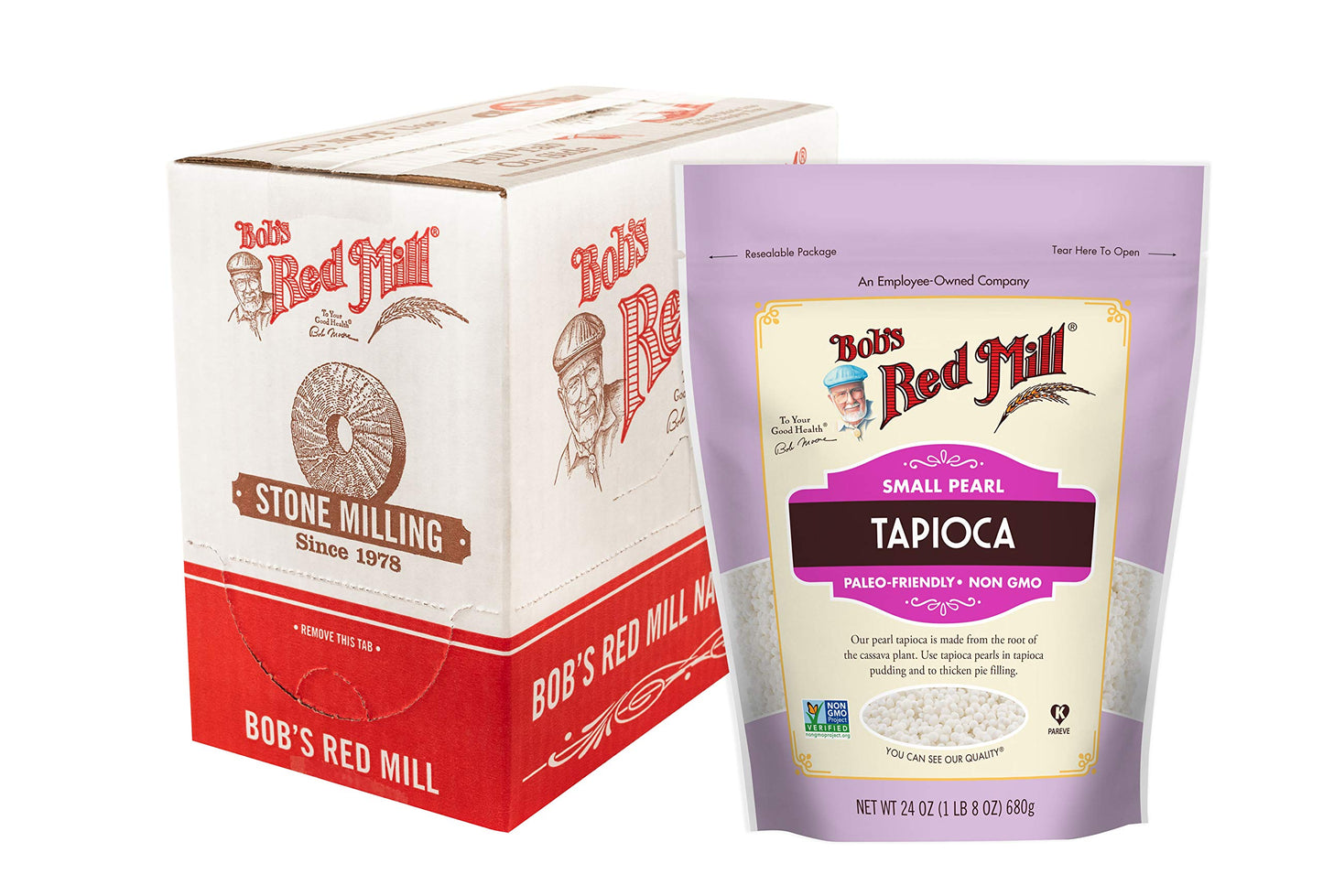 Bob'S Red Mill Small Pearl Tapioca, 24-Ounce (Pack Of 4)