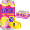 Swoon Pink Lemonade - Low Carb, Paleo-Friendly, Gluten-Free Keto Drink - Sugar Free Strawberry Lemonade Made With 100% Lemon Jui