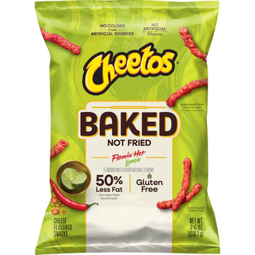 Baked Cheetos Crunchy Flaming Hot Limon, 7.625 Oz