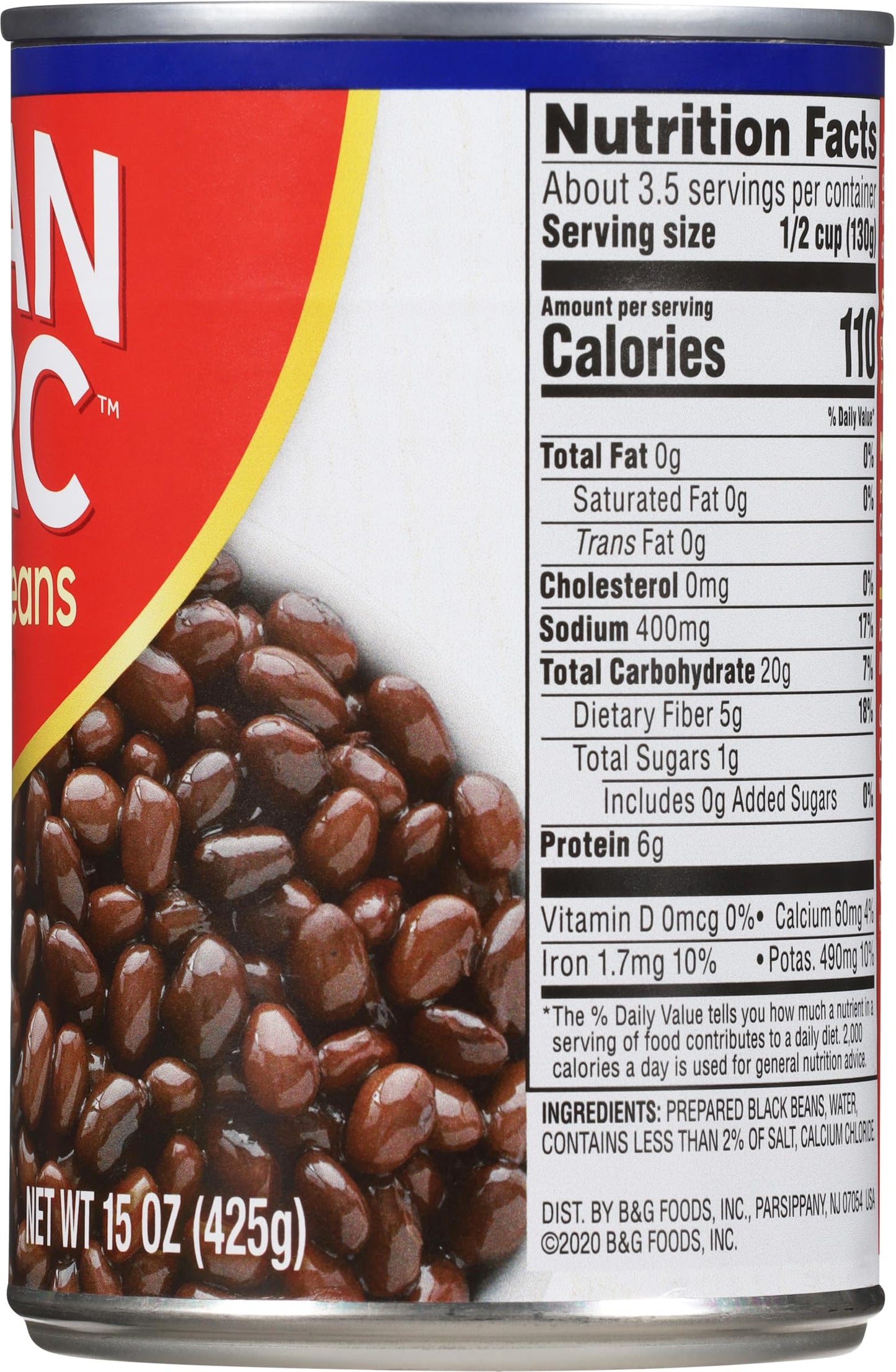 Joan Of Arc Beans, Black Beans, 15 Ounce (Pack Of 12)