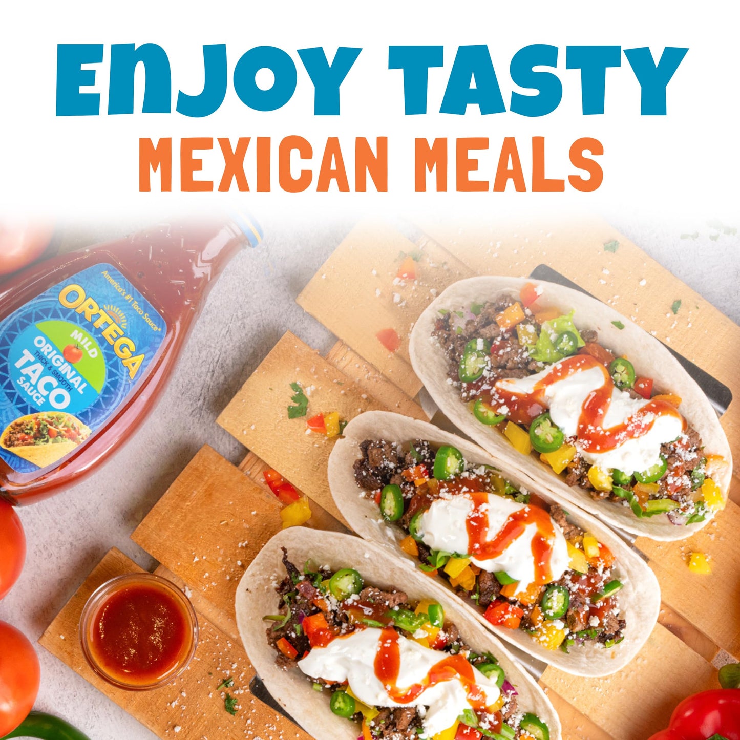 Ortega Original Taco Sauce, Mild, 8 Ounce