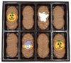 Philadelphia Candies Milk Chocolate Covered Nutter Butter Cookies Halloween Assortment (Cute Witch Ghost Pumpkin) Net Wt 8 Oz