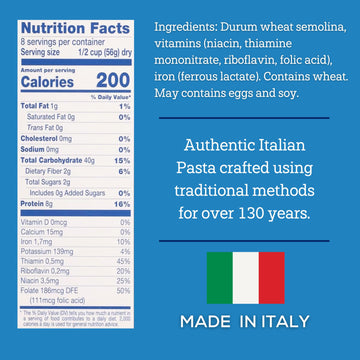 De Cecco Elbows Pasta, 16 Oz, 16 Ounce (Pack of 1), Ideal for Pasta Dishes