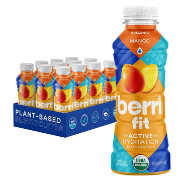 Berri Pro Mango Plant-Based Fitness Beverage - Case Of 12 - 16 Oz(D0102H774Ju.)
