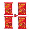 Vitners Sizzlin Hot Cheese Crunchy Curls A Chicago Original 4-3oz Bags