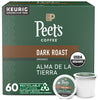 Peet s Coffee, USDA Organic Dark Roast Keurig K-Cup Pods - Alma de la Tierra 60 Count (6 Boxes of 10 Pods)