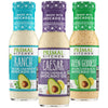 Primal Kitchen Ranch Dressing, Caesar Dressing, and Green Goddess Dressing & Marinade, Made with Avocado Oil, 8 Fluid Ounces, Va