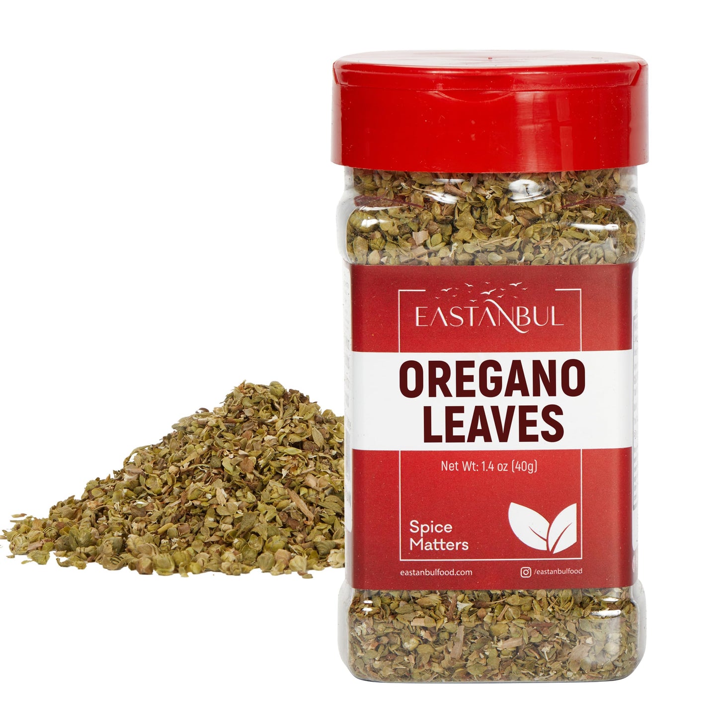 Eastanbul Oregano, Dried Oregano, Mediterranean Style, 1.4oz, Dried & Pure Leaves, Turkish Spice, Exquisitely Fragnant, Vegan Fu