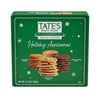 Tates Bake Shop Holiday Cookies Holiday Gift Box, Chocolate Chip, Chocolate Toffee and Gingersnap, 13.5 oz