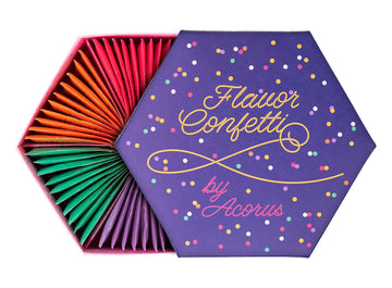 ACORUS | Flavor Confetti Tea Assortment | Natural Fruit and Herbal Tea Gift Set | Celebrate with 6 Different Flavors | Large Sel
