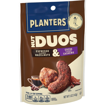 Planters Nut Duos Cocoa Cashews And Espresso Hazelnuts 5Oz