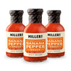 Miller'S Banana Pepper Sauce - Red Banana Pepper Hot Sauce, Sweet Spicy Banana Pepper Sauce - Best Use For Chicken Wing, Burgers