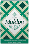 Maldon Salt, Sea Salt Flakes, 8.5 oz (240 g), Kosher, Natural, Handcrafted, Gourmet, Pyramid Crystals (Packaging May vary)