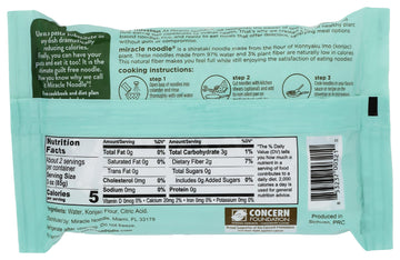 Miracle Noodle, Pasta Shirataki Ziti, 7 Ounce