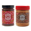 GOOD GOOD Sweet Strawberry Jam & Creamy Peanut Butter - Keto Friendly - Low Carb & No Added Sugars - Vegan - Gluten Free - Prese