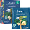 Amara Organic Baby Food - Stage 2 - Kale Potato - Baby Cereal to Mix With Breastmilk, Water or Baby Formula - Shelf Stable Baby Food Made from Organic Fruit and Veggies - 7 Pouches, 3.5oz Per Serving