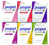 Propel Powder Packets Drink Mix Singles Variety Of 6 Lemon, Grape, Berry, Raspberry Lemonade, And Kiwi Strawberry