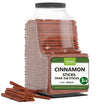 Cinnamon Sticks Whole Bulk 3 Lb Jar - 2.75 Inch Cut With Strong Aroma, Perfect For Crafts,Baking, Cooking & Tea- 350+ Cassia Cin
