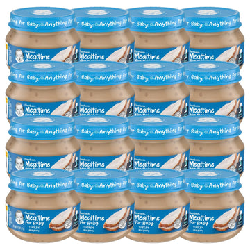 Gerber 2Nd Foods Meats, Turkey & Turkey Gravy, 2.5-Ounce (Pack Of 12)