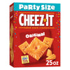 Cheez-It Cheese Crackers, Baked Snack Crackers, Lunch Snacks, Party Size, Original, 25Oz Box (1 Box)