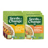 SEEDS OF CHANGE Organic Rice Variety Pack Quinoa and Brown Rice with Garlic & Quinoa Brown & Red Rice with Flaxseed, Microwaveab