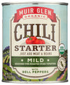 MUIR GLEN Organic Mild Chili Starter with Bell Peppers, 28 OZ