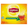 Lipton Decaffeinated Black Enveloped Tea Bags, 72 Count (Pack Of 6)